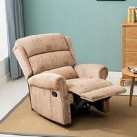 Manningham Modern Recliner Chair In Wheat Fabric