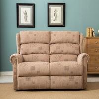 Manningham 2 Seater Recliner Sofa In Wheat Fabric