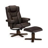 malmo recliner chair with foot rest stool