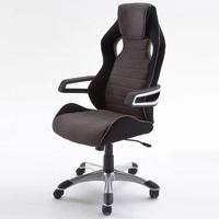 Mazda Fabric Home Office Chair In Black And Grey