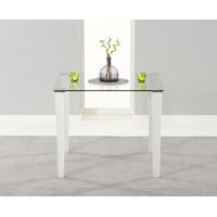 Madison 90cm Clear Glass Dining Table