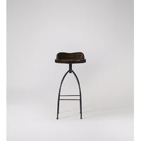 mason stool in mango wood iron