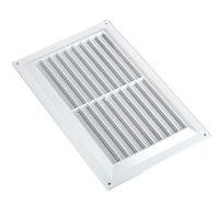 manrose white louvered vent