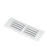 Manrose Silver Louvered Vent