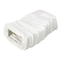 Manrose White Flexible Duct (H)54mm (W)110mm