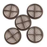 Manrose Brown Circular Soffit Vent Pack of 5