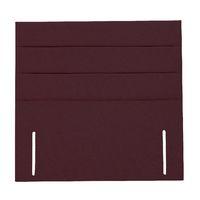 Mayfair Horizontal 3 Panel Headboard Plum Small Double