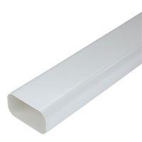 Manrose White Flat Channel (H)70mm (W)150mm