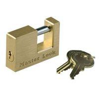 master lock brass 5 pin tumbler open shackle padlock w85mm