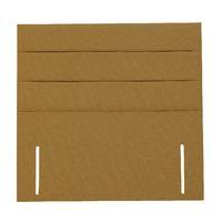 Mayfair Horizontal 3 Panel Headboard Gold Superking