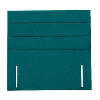 Mayfair Horizontal 3 Panel Headboard Teal Small Single