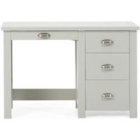 mark harris sandringham grey single pedestal dressing table