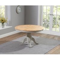 Mark Harris Elstree Oak and Grey 120cm Round Dining Table