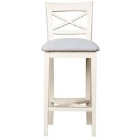 Mark Webster Padstow Painted Bar Stool with Fabric Seat Pad