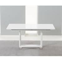 mark harris beckley white high gloss 160cm dining table