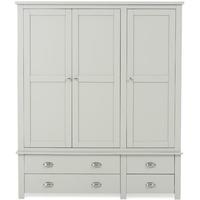 mark harris sandringham grey triple wardrobe