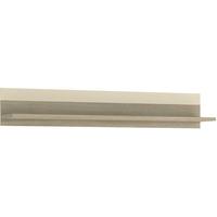 madras champagne melamine wall shelf 122cm