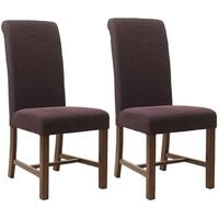 Mark Webster Magenta Fabric Dining Chair FR17104 (Pair)