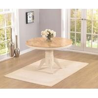 Mark Harris Elstree Oak and Cream 120cm Round Dining Table