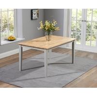 Mark Harris Chichester Oak and Grey 150cm Dining Table