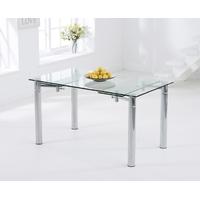 Mark Harris Grenada 140cm Extending Glass Dining Table