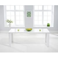 Mark Harris Ava White High Gloss 200cm Dining Table