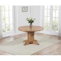 Mark Harris Turin Solid Oak 125cm Extending Dining Table