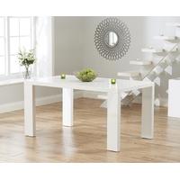 Mark Harris Metz White High Gloss 120cm Dining Table