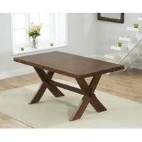 Mark Harris Avignon Solid Dark Oak 165cm Extending Dining Set