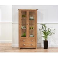 mark harris sandringham solid oak display unit