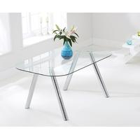 Mark Harris Pantheon 160cm Glass Dining Table