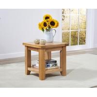 mark harris york solid oak lamp table