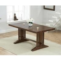 Mark Harris Cavanaugh Solid Dark Oak 165cm Extending Dining Table