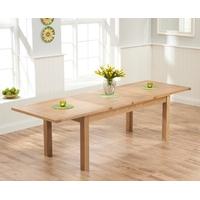 mark harris sandringham solid oak 180cm extending dining table