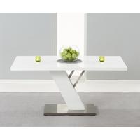 Mark Harris Portland White High Gloss 160cm Dining Table