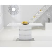 Mark Harris Springfield White High Gloss 160cm Dining Table