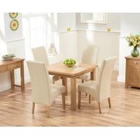 mark harris sandringham solid oak 90cm flip top extending dining set w ...