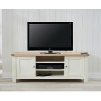 Mark Harris Sandringham Oak and Cream TV Unit