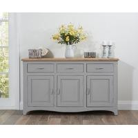 Mark Harris Sienna Oak and Grey Sideboard