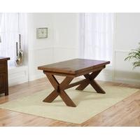 Mark Harris Avignon Solid Dark Oak 160cm Extending Dining Table