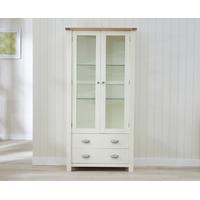 Mark Harris Sandringham Oak and Cream Display Unit