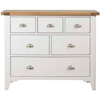 Mark Webster Padstow Painted Chest of Drawer - 6 Drawer Wide