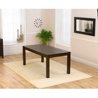 mark harris verona solid dark oak 180cm dining table