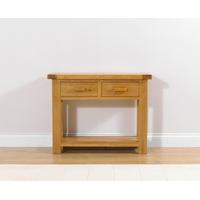 mark harris avignon solid oak console table