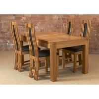 mark webster canterbury oak dining set small extending with 4 chairs