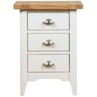 mark webster padstow painted bedside cabinet 3 drawer