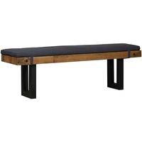 mark webster new york bench with fabric seat pad