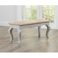 Mark Harris Sienna Oak and Grey Bench