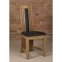 mark webster canterbury oak dining chair pair