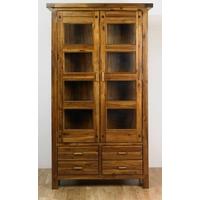 Mark Webster Kember Acacia Glazed Display Cabinet